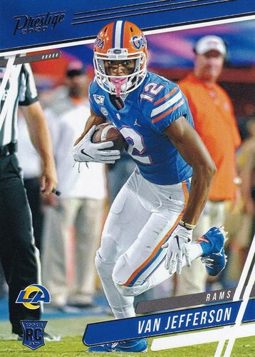 #296 Van Jefferson - Los Angeles Rams - 2020 Panini Prestige Football