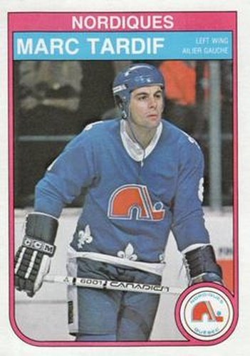 #296 Marc Tardif - Quebec Nordiques - 1982-83 O-Pee-Chee Hockey