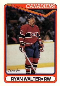 #296 Ryan Walter - Montreal Canadiens - 1990-91 O-Pee-Chee Hockey