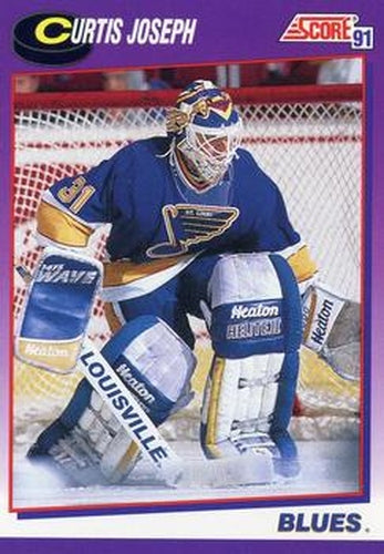 #296 Curtis Joseph - St. Louis Blues - 1991-92 Score American Hockey