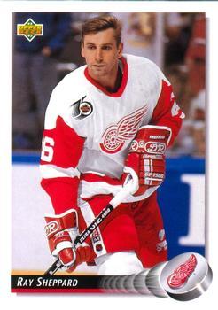 #296 Ray Sheppard - Detroit Red Wings - 1992-93 Upper Deck Hockey