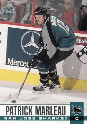 #296 Patrick Marleau - San Jose Sharks - 2003-04 Pacific Hockey