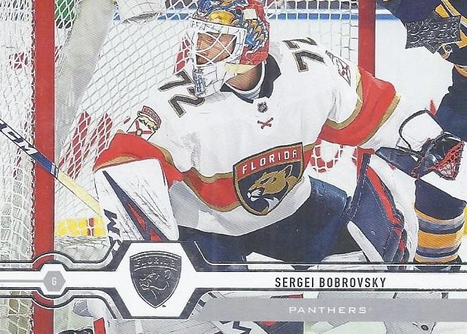 #296 Sergei Bobrovsky - Florida Panthers - 2019-20 Upper Deck Hockey
