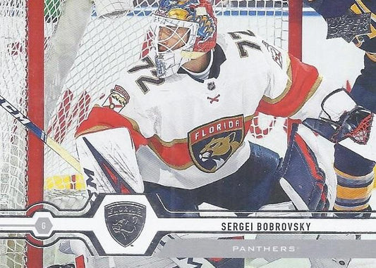 #296 Sergei Bobrovsky - Florida Panthers - 2019-20 Upper Deck Hockey