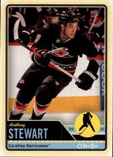 #296 Anthony Stewart - Carolina Hurricanes - 2012-13 O-Pee-Chee Hockey