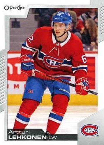 #296 Artturi Lehkonen - Montreal Canadiens - 2020-21 O-Pee-Chee Hockey