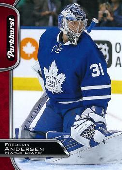 #296 Frederik Andersen - Toronto Maple Leafs - 2016-17 Parkhurst - Red Hockey