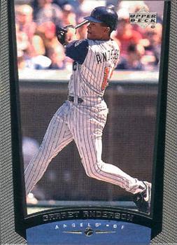 #296 Garret Anderson - Anaheim Angels - 1999 Upper Deck Baseball