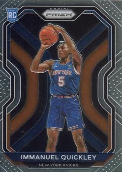 #296 Immanuel Quickley - New York Knicks - 2020-21 Panini Prizm Basketball