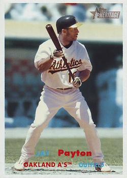 #296 Jay Payton - Oakland Athletics - 2006 Topps Heritage Baseball