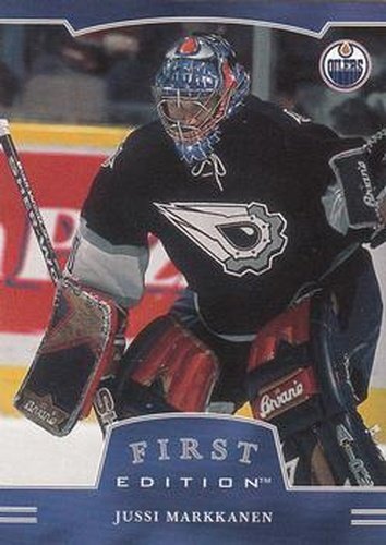 #296 Jussi Markkanen - Edmonton Oilers - 2002-03 Be a Player First Edition Hockey