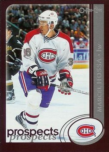 #296 Marcel Hossa - Montreal Canadiens - 2002-03 O-Pee-Chee Hockey
