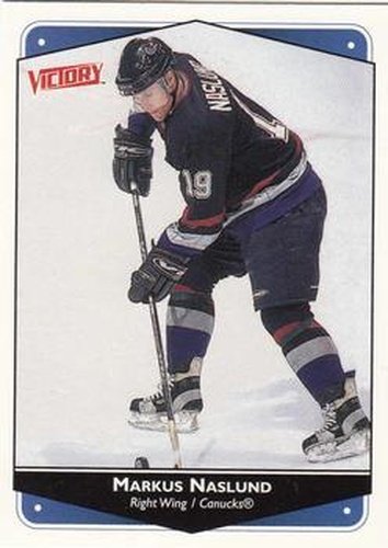 #296 Markus Naslund - Vancouver Canucks - 1999-00 Upper Deck Victory Hockey