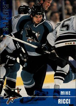 #296 Mike Ricci - San Jose Sharks - 1999-00 Be a Player Memorabilia Hockey