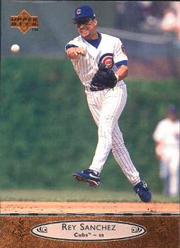 #296 Rey Sanchez - Chicago Cubs - 1996 Upper Deck Baseball