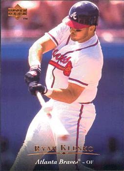 #296 Ryan Klesko - Atlanta Braves - 1995 Upper Deck Baseball