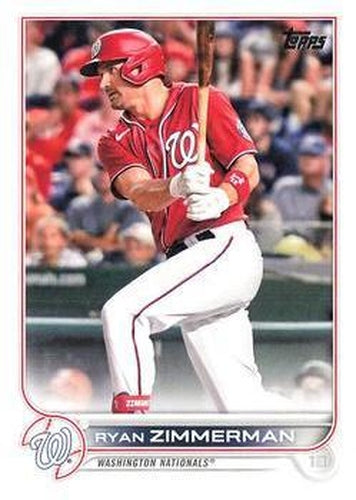 #296 Ryan Zimmerman - Washington Nationals - 2022 Topps Baseball