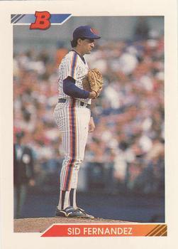 #296 Sid Fernandez - New York Mets - 1992 Bowman Baseball