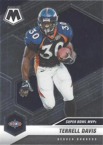 #296 Terrell Davis - Denver Broncos - 2021 Panini Mosaic Football