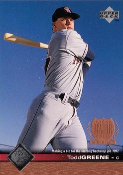 #296 Todd Greene - California Angels - 1997 Upper Deck Baseball