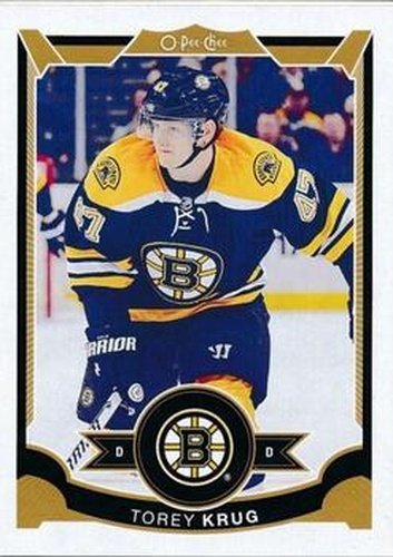 #296 Torey Krug - Boston Bruins - 2015-16 O-Pee-Chee Hockey