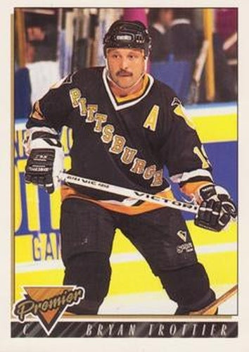 #296 Bryan Trottier - Pittsburgh Penguins - 1993-94 Topps Premier Hockey