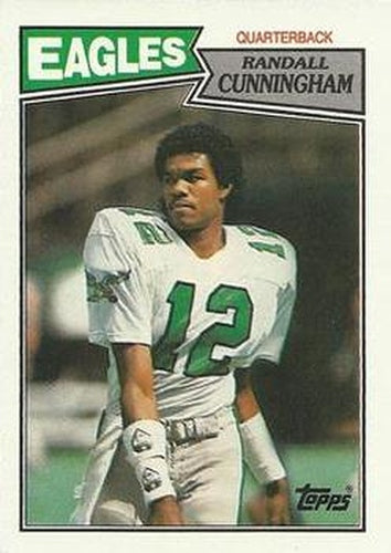 #296 Randall Cunningham - Philadelphia Eagles - 1987 Topps Football