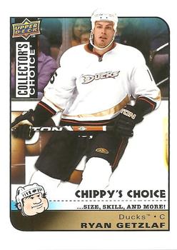 #296 Ryan Getzlaf - Anaheim Ducks - 2008-09 Collector's Choice Hockey