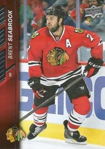 #296 Brent Seabrook - Chicago Blackhawks - 2015-16 Upper Deck Hockey
