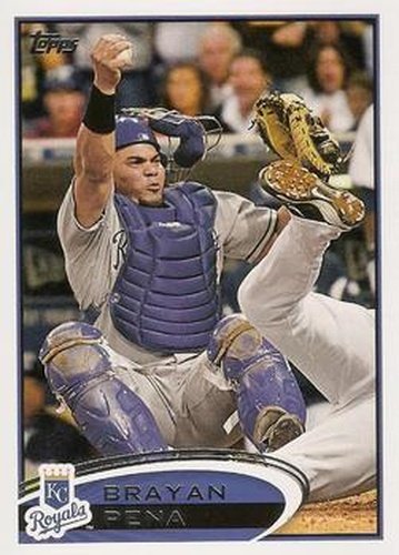 #296 Brayan Pena - Kansas City Royals - 2012 Topps Baseball