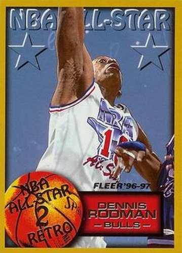 #296 Dennis Rodman - Chicago Bulls - 1996-97 Fleer Basketball