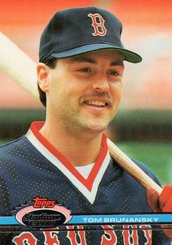 #297 Tom Brunansky - Boston Red Sox - 1991 Stadium Club Baseball