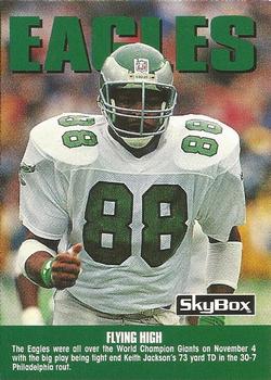 #297 Keith Jackson - Philadelphia Eagles - 1992 SkyBox Impact Football