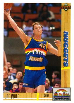 #297 Joe Wolf - Denver Nuggets - 1991-92 Upper Deck Basketball