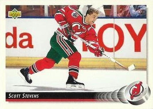 #297 Scott Stevens - New Jersey Devils - 1992-93 Upper Deck Hockey