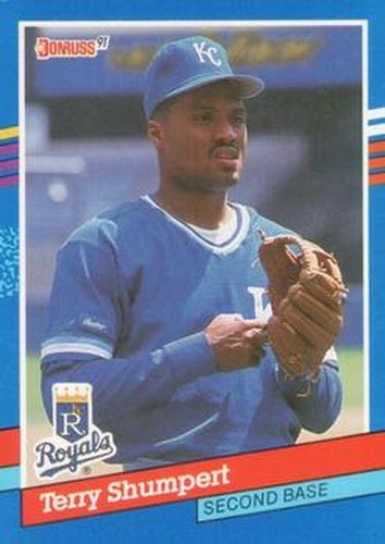 #297 Terry Shumpert - Kansas City Royals - 1991 Donruss Baseball