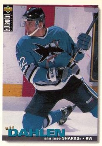 #297 Ulf Dahlen - San Jose Sharks - 1995-96 Collector's Choice Hockey
