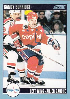 #297 Randy Burridge - Washington Capitals - 1992-93 Score Canadian Hockey