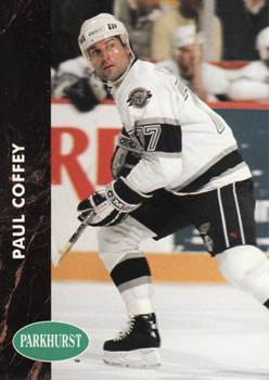 #297 Paul Coffey - Los Angeles Kings - 1991-92 Parkhurst Hockey