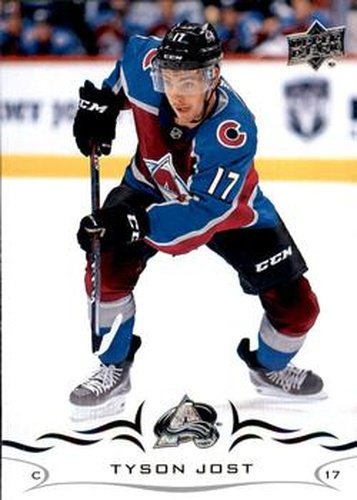 #297 Tyson Jost - Colorado Avalanche - 2018-19 Upper Deck Hockey