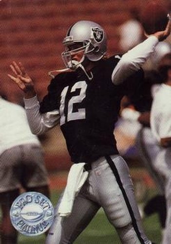 #297 Todd Marinovich - Los Angeles Raiders - 1991 Pro Set Platinum Football