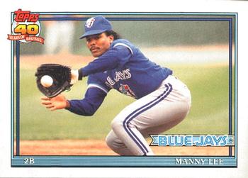 #297 Manny Lee - Toronto Blue Jays - 1991 O-Pee-Chee Baseball