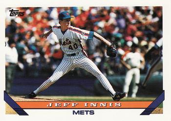 #297 Jeff Innis - New York Mets - 1993 Topps Baseball
