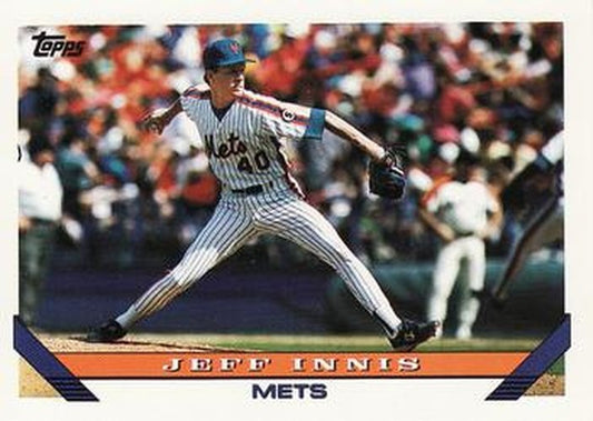 #297 Jeff Innis - New York Mets - 1993 Topps Baseball