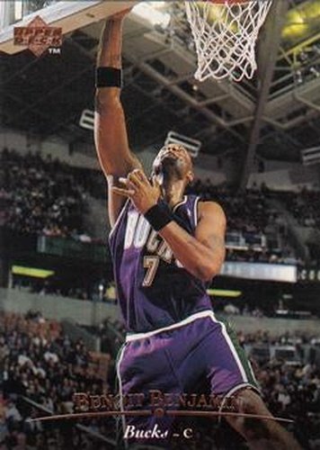 #297 Benoit Benjamin - Milwaukee Bucks - 1995-96 Upper Deck Basketball