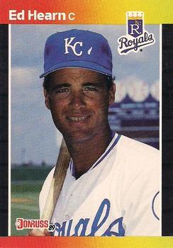 #297 Ed Hearn - Kansas City Royals - 1989 Donruss Baseball