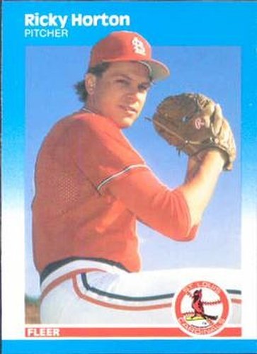 #297 Ricky Horton - St. Louis Cardinals - 1987 Fleer Baseball
