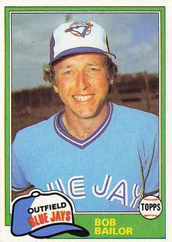 #297 Bob Bailor - Toronto Blue Jays - 1981 Topps Baseball
