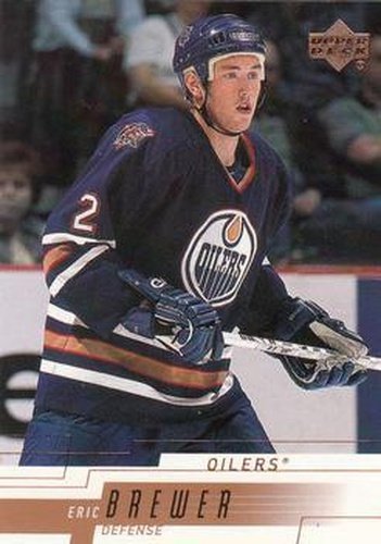 #297 Eric Brewer - Edmonton Oilers - 2000-01 Upper Deck Hockey