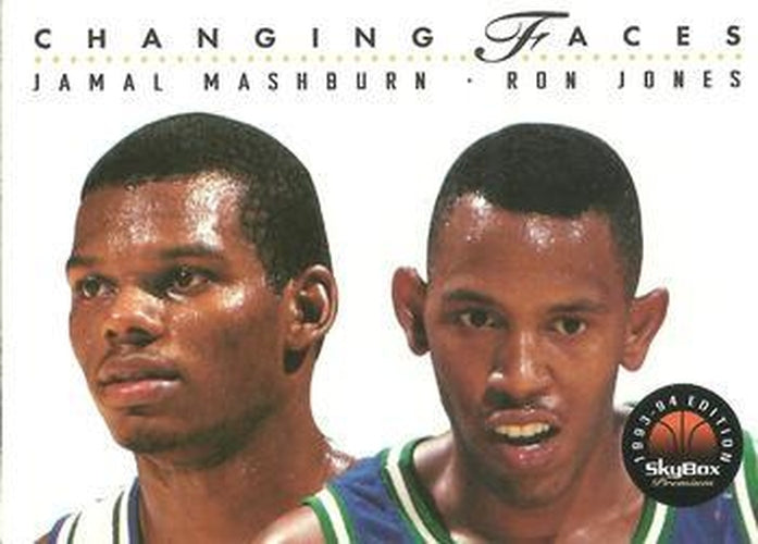 #297 Jamal Mashburn / Popeye Jones - Dallas Mavericks - 1993-94 SkyBox Premium Basketball